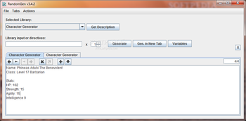 RandomGen screenshot