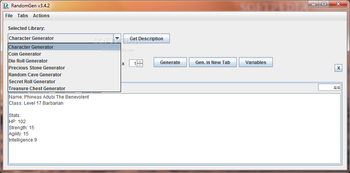 RandomGen screenshot 2