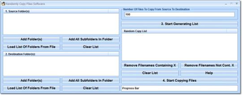 Randomly Copy Files Software screenshot