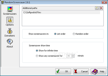 RandomScreensaver screenshot 2
