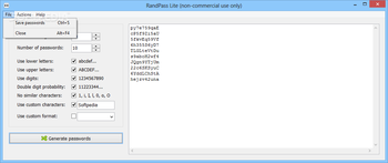 RandPass Lite screenshot 2