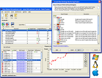 Rank Tracker Enterprise screenshot