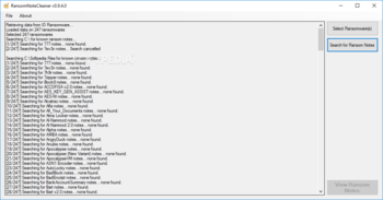 RansomNoteCleaner screenshot