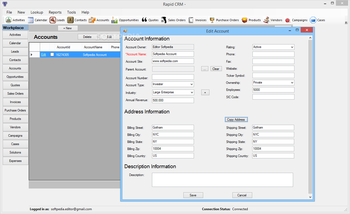 Rapid CRM screenshot 5