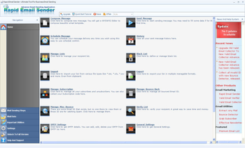 Rapid Email Sender Advance screenshot