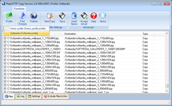Rapid Ftp Copy screenshot