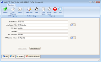 Rapid Ftp Copy screenshot 2