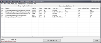Rapid PDF Count screenshot