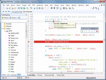 Rapid PHP 2014 screenshot