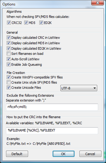 RapidCRC  screenshot 2