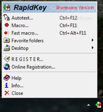 RapidKey screenshot