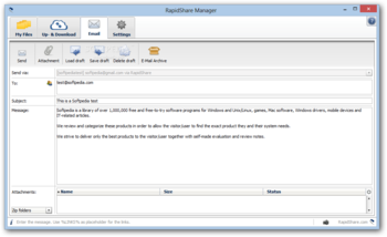 RapidShare Manager screenshot 6