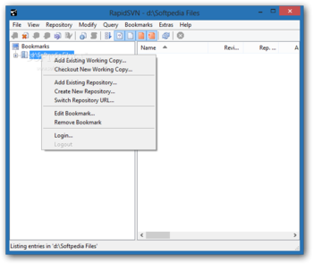 RapidSVN screenshot 2