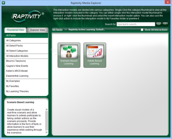 Raptivity Active Learning TurboPack screenshot