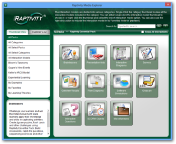 Raptivity Essential Pack screenshot