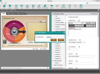 Raptivity Suite screenshot 5