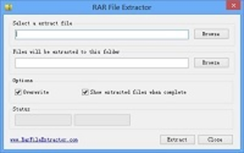 RAR File Extractor screenshot