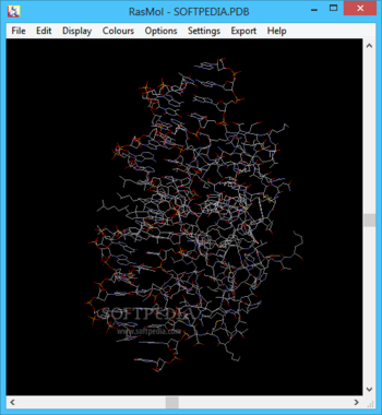 RasMol screenshot