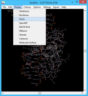 RasMol screenshot 3