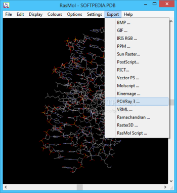 RasMol screenshot 7