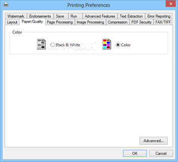 Raster Image Printer screenshot