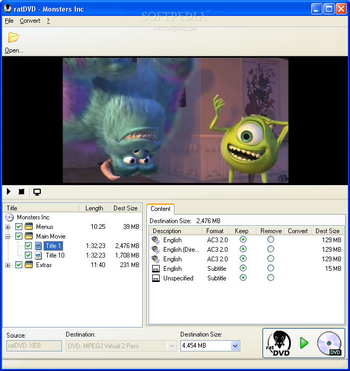 ratDVD screenshot 3