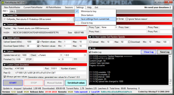 RatioMaster.NET (formerly NRPG RatioMaster) screenshot 3