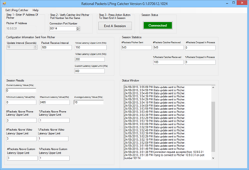 Rational Packets LPing screenshot 2