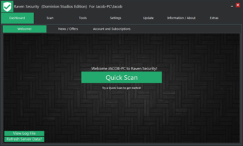 Raven Security screenshot