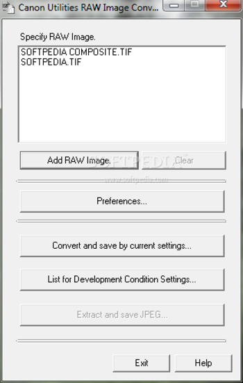 Raw Image Converter screenshot