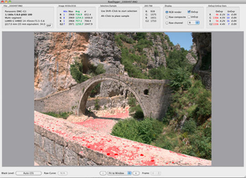 RawDigger screenshot 8