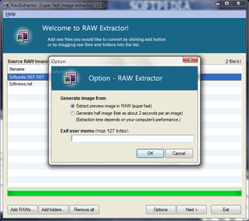 RawExtractor screenshot 3