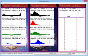 RawImageAnalyser screenshot 3