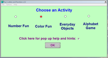 Ray's Letters and Numbers screenshot