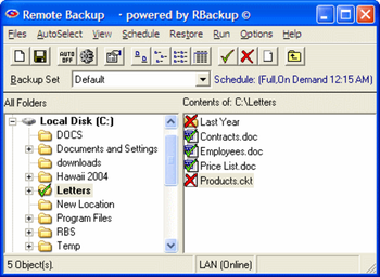 RBackup for Online Backup Services screenshot 2