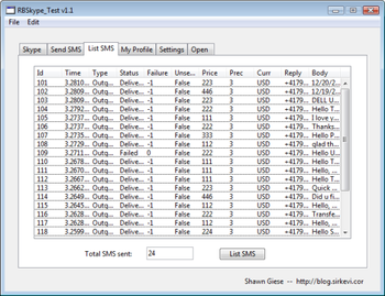 RBSkype Test screenshot 2