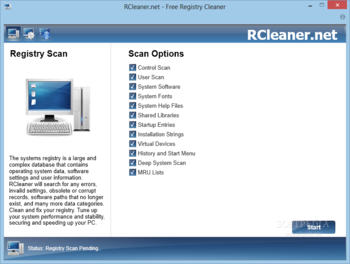 RCleaner screenshot