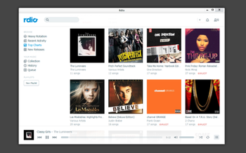 Rdio for Pokki screenshot