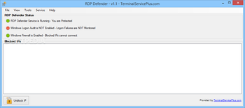 RDP Defender screenshot