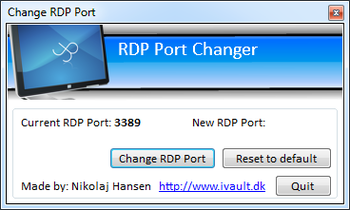 RDP Port Changer screenshot