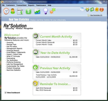Re Solution Software screenshot