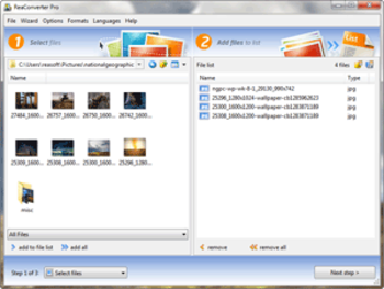 ReaConverter screenshot