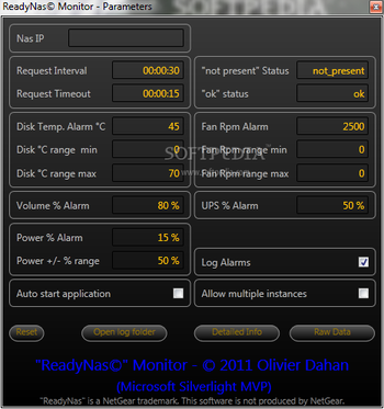 ReadyNas Monitor screenshot 2