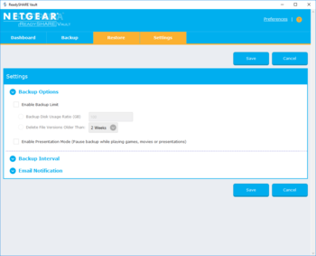 ReadySHARE Vault screenshot 3