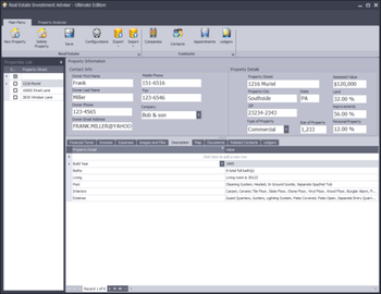 Real Estate Analyzer screenshot