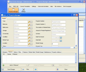 Real Estate Manager screenshot