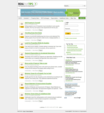 Real Estate Tax Tips by TReXGlobal.com screenshot