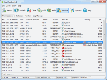 Real NetStat screenshot