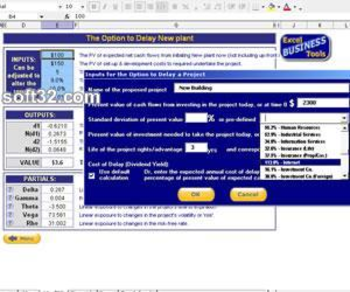 Real Option Valuation screenshot 2
