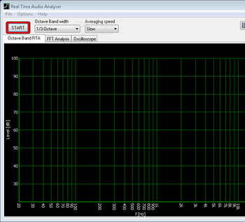 Real Time Audio Analyzer screenshot